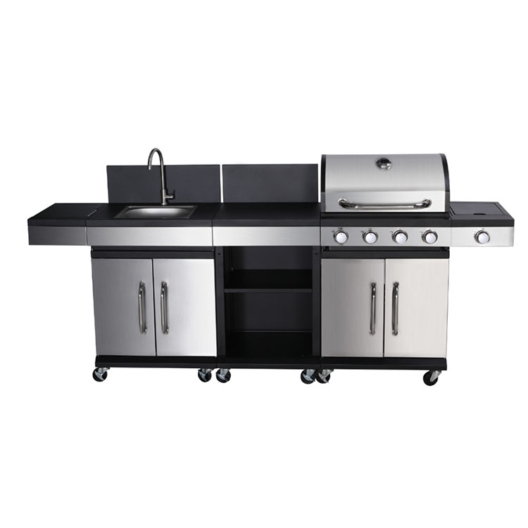 Grill 4 Burner with Side Burner